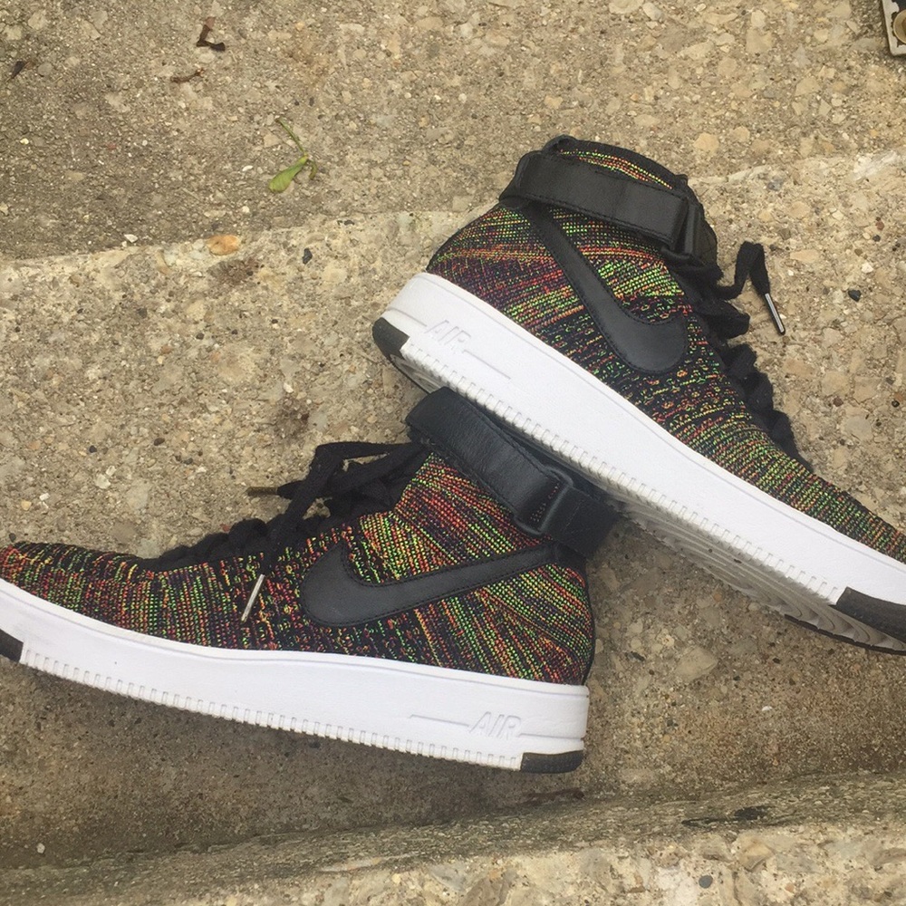 Air Force 1 mid flyknit multicolor